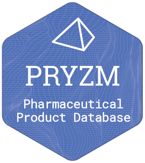 PRYZM Pharmaceutical Product Database Icon